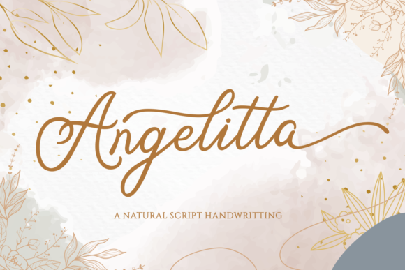 Angelitta: A Handwritten Font for Elegant, Personal Designs