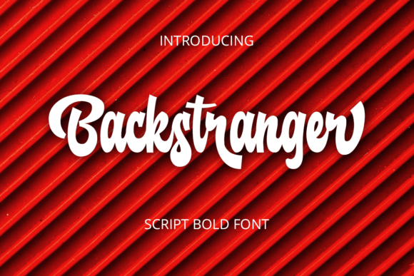 Backstranger: The Handwritten Font That Brings Personality to Your Projects