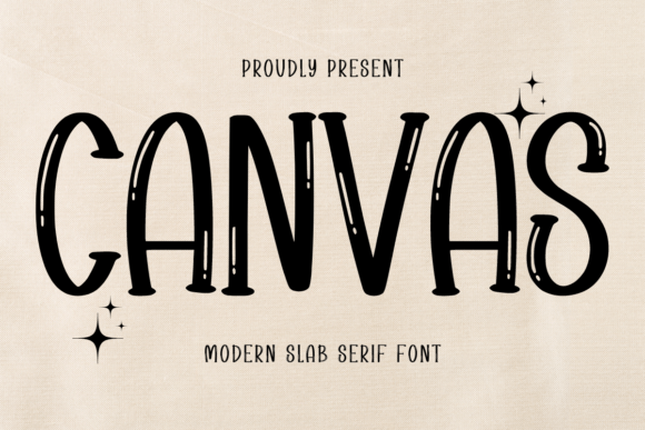 Canvas: The Bold Slab Serif for Striking, Modern Designs
