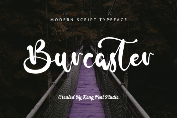 Discover Burcaster: A Playful Handwritten Script for Modern Designs