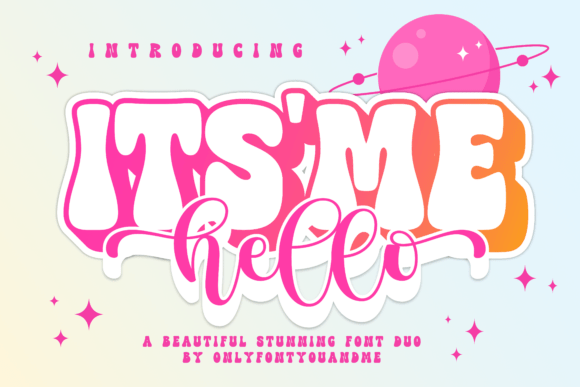 Discover Itsmehello Regular: A Font Duo for Dynamic Designs