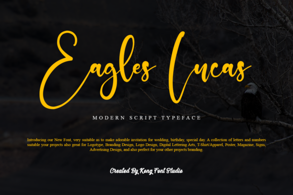 Eagles Lucas: A Handwritten Font for Modern Creative Projects
