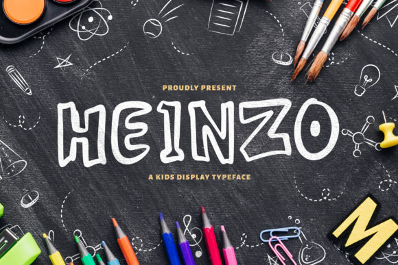 Heinzo: A Playful Display Font for Modern Creators