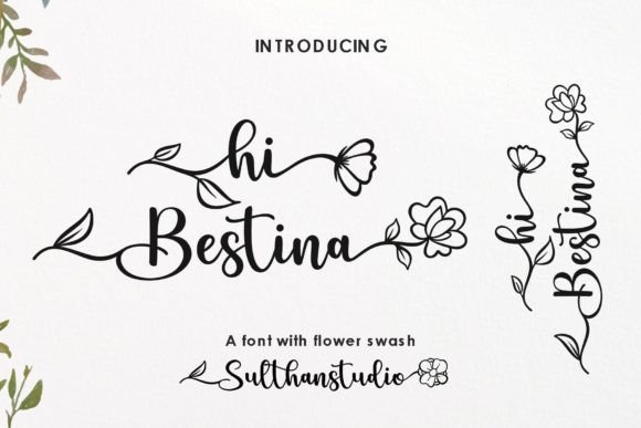 Hi Bestina: A Decorative Font for Creative Projects