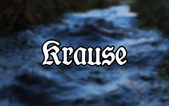 Krause: A Blackletter Font That Commands Attention