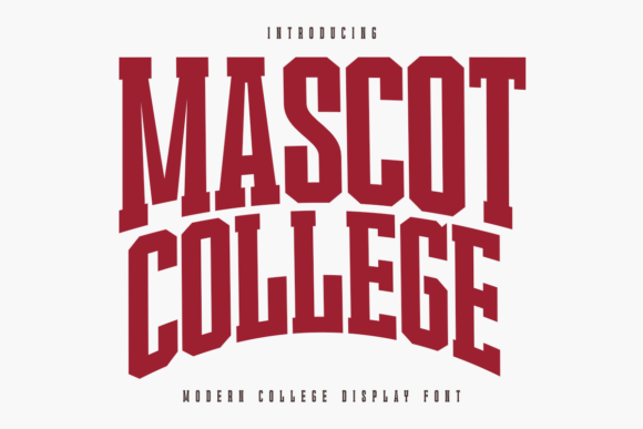 Mascot College: A Typeface for Varsity Spirit