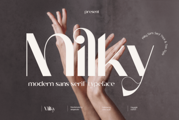 Milky: A Modern Sans Serif for Bold Statements