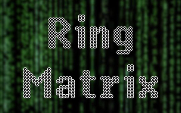 Ring Matrix: A Bold Typeface for Sci-Fi and High-Impact Branding