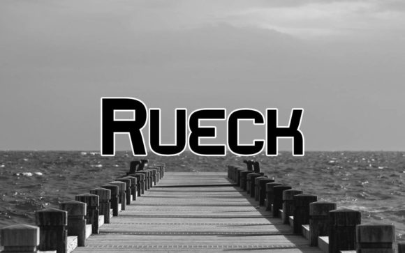 Rueck: The Bold Display Font for Sci-Fi and Modern Ideas