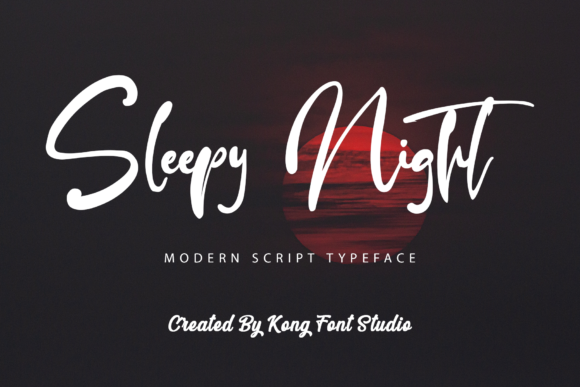 Sleepy Night: Your New Go-To Handwritten Script Font